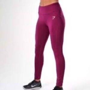 Gymshark Dry Sculpture High Rise Leggings in Plum